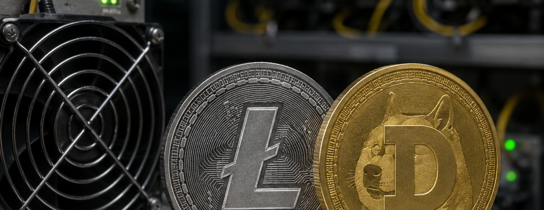 Объединенный майнинг LTC и DOGE — как пулы считают доходность